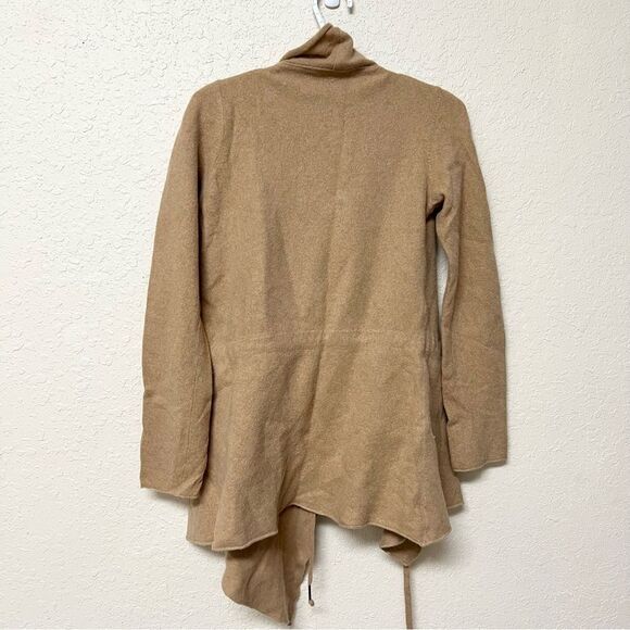Piazza Sempione Beige Loose Open Front Cardigan - Size IT 44 Made In Italy - Picture 3 of 7